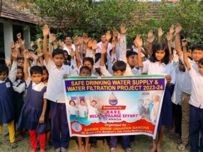 Rally on safer water and sanitation